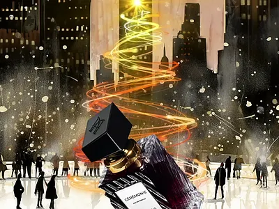 ANOMALIA PARIS - CÉRÉMONIE 2danimation after effect animation anomalia paris branding design graphic design illustration motion graphics parfum shape animation