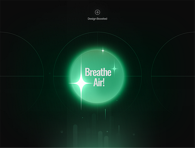 Just Breathe / Boosted animation boosted breathe circles design glow illustration meditation screen star ui uiux