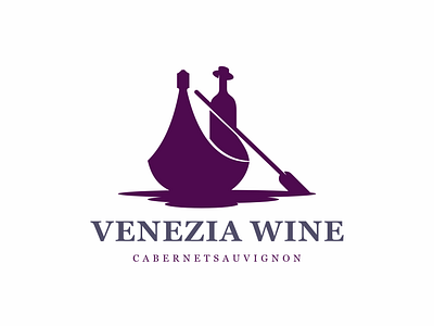 Venezia Wine brand branding design graphic design illustration logo symbol venezia wine