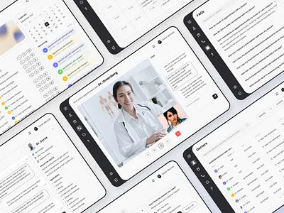 TeleHealth - Healthcare Web & Mobile app healthcare application interface design mobile app design mobile friendly application patient telehealth service ui design ui ux user interface ux design uxui design web app design