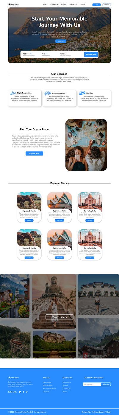 Travel Agency Website Landing Page figma figma design landing page landing page design landing page ui design landingpage responsivedesign ui ui ux design web ui web ui design website design website redesign