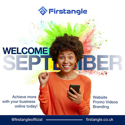 New Month Design - September branding flyer graphic design new month social media