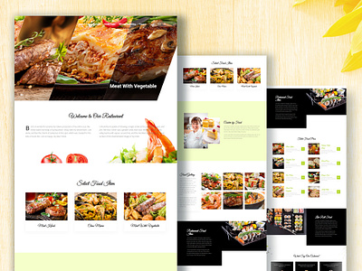 Delicious Food Landing page custom web delicious food design food web food website graphic design menu website modern web restaurant landing page restaurant web design restaurant web figma restaurant web template restaurant web wix restaurant website restaurant website ui ui ux