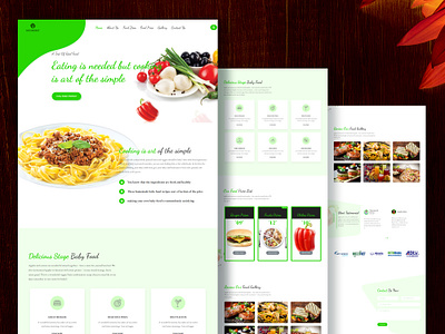 Restaurant website ui design burger custom landing page design food landing page food website graphic design menu website modern landing page modern website pizza restaurant web figma restaurant website ui restaurant wix restaurant web template ui ux web design