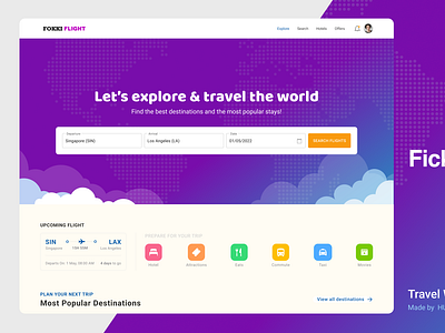 Travel Website 3d design figma graphic design illustration landing page logo pets app pets store typography ui ui ux ux website