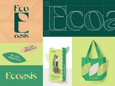 Ecoasis Marketplace branding clean design eccomerce eco graphic design green identity illustration interface logo logo trend 2023 nature new logo 2024 packaging saveplanet ui ux vector web