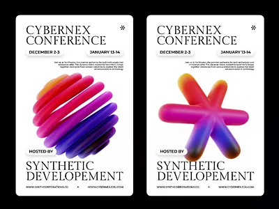 Conference Visuals 3d animation branding graphic design motion graphics ui