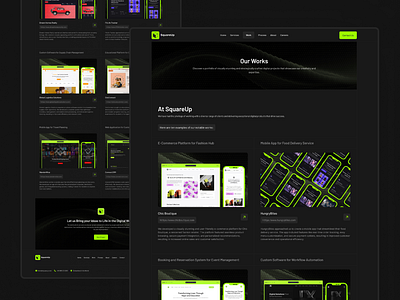 Portfolio / Our Works / Projects Page Design of Digital Agency agency black business company creative dark design digital digital agency our works our works page page portfolio portfolio page projects projects page template ui web website