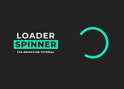 Simple CSS Loader Spinner animation codingflicks css css animation css loader css3 frontend html html5 loader spinner