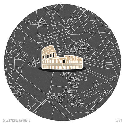 Rome minimalist map editorial illustration illustrated map illustration illustrator italy line art map maps minimalist roma rome spot spot illustrations travel vector