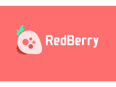 RedBerry Tech Logo branding figma graphic design logo red tech ui