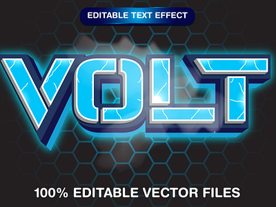 Volt Editable 3d text style effect 3d 3d text effect bolt brand text design digital text editable vector text graphic design illustration lighting background lighting text polygon background storm background thunder text thunerstorm vector vector text vector text mockup volt font volt text