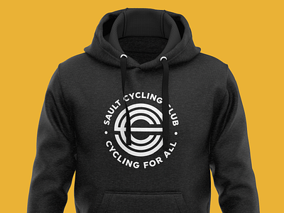 Sault Cycling Club badge biking bottle canada club cycling group hoodie logo ontario ride sault sc scc water wheel