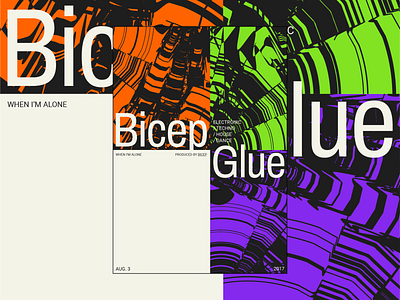 Glue Poster Design abstract design branding bright poster colorful poster design digital poster electronic poster figma graphic design illustration illustrator music poster poster 2024 psychedelic quote poster song design song poster style techno poster vector