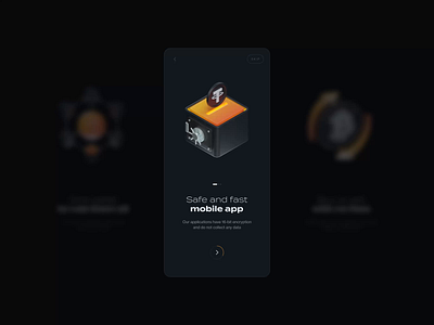 Crypto Wallet - Onboarding animation 3d animation crypto crypto wallet onboarding ui