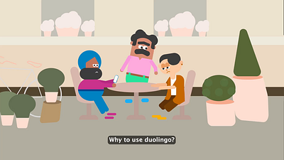 Duolingo Ad animation motion graphics