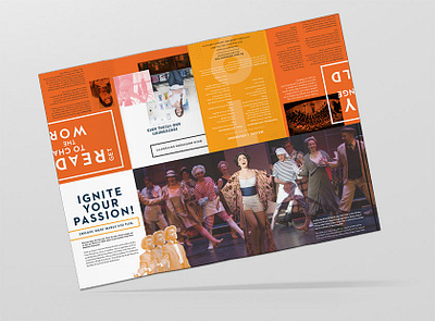 Arts recruiting brochure art direction branding graphic design typography