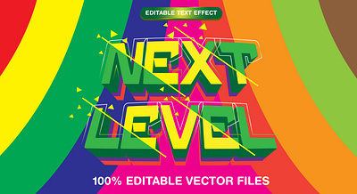 Next Level 3d editable text style Template 3d 3d text 3d text effect design editable game text game game text gaming background graphic design high level text illustration kids background kids game text level up next level next level of game next level text vector vector text vector text mockup