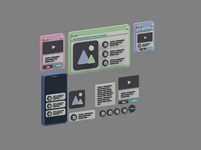 Windows: Creating assets 3d assets motion graphics ui