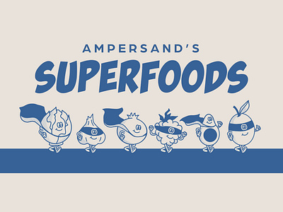 Super Foods Ad Campaign Graphic branding design graphic design illustration logo typography vector