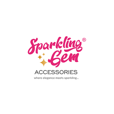 Sparkling Gem animation branding design icon logo vector