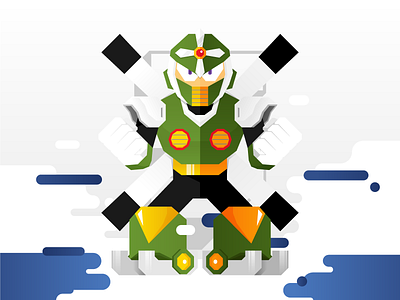 The Mega Boss Rush - 5 character design design graphic design illustration megaman sketches vector