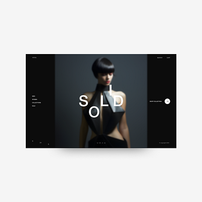 WENDL - Concept branding clothing fashion minimal modern ui web design