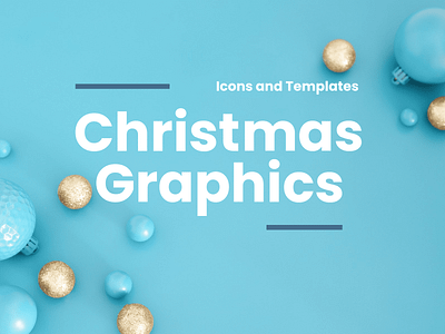 60+ Joyful Christmas Graphics, Icons and Templates christmas graphics icons mockups templates