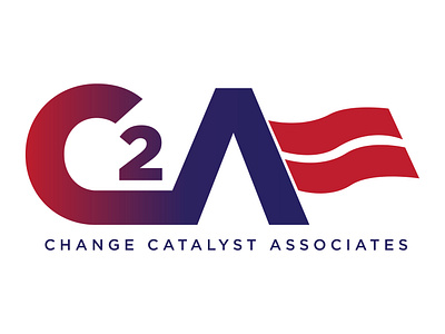 CHANGE CATALYST ASSOCIATES C2A LOGO DESIGN c2a change catalyst associates government contracting government logo logo design logo design by blake andujar
