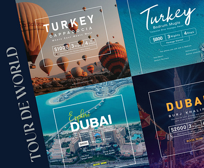 Exclusive Tour and Travel Poster Design advertising poster graphic design marketing poster