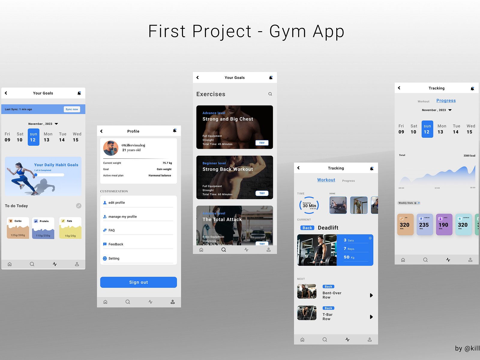 gym-app-by-vimal-kumar-on-dribbble