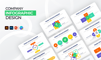 Company Infographic Design business presentation canva presentation design graphic design pitch deck powerpoint powerpoint presentation presentation design ui