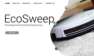 EcoSweep-Homepage Design branding cleaning dailyux freelance graphic design interractiondesign productdesign services typography ui usability userexperience ux ux research uxd uxdesign uxlife vector