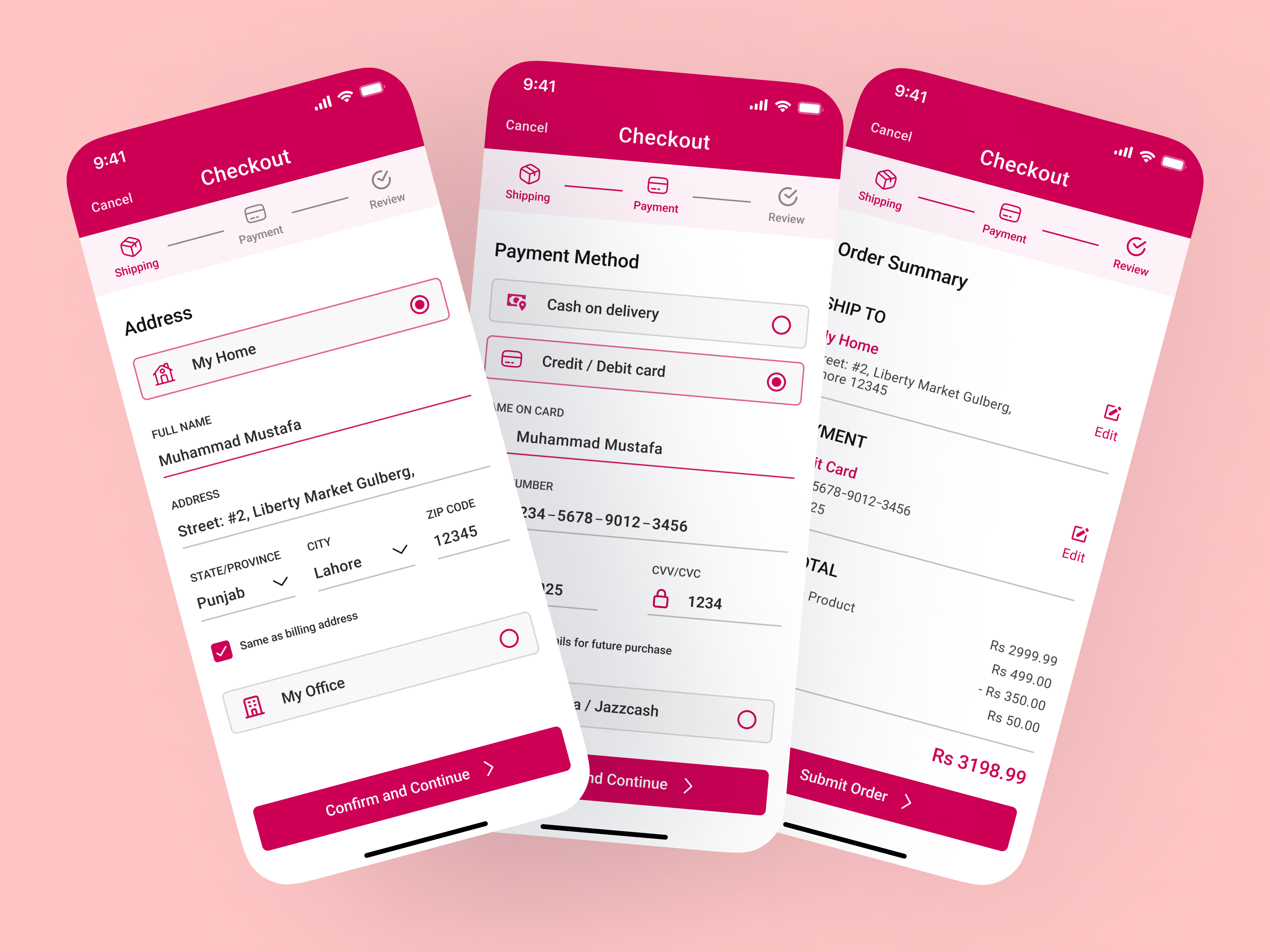 Example of Daily UI Challenge  02 Credit Card Checkout