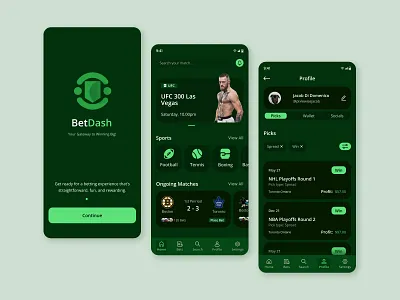 Sports Betting App Design digitalgambling mobile mobileappdesign sports betting sportsbetdesign ui uiuxdesign ux