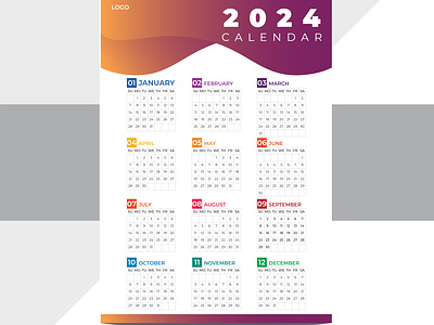 2024 Calendar Design 2024 calendar calendar calendar 2024 calendar design calendar design 2024 design desk calendar graphic design illustration luxury modern calendar new design calendar office calendar usa calendar vector wall calendar wall calendar design