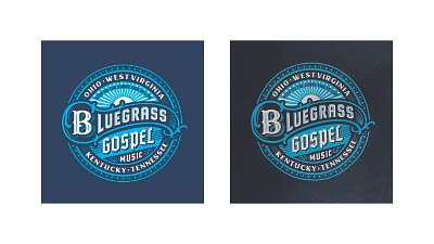 BLUEGRASS GOSPEL MUSIC T-SHIRT DESIGN & PRINTED SHIRT apparel apparel design badgedesign bluegrass branding design logo music