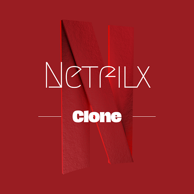 Netfılıx clone app logo branding graphic design ux