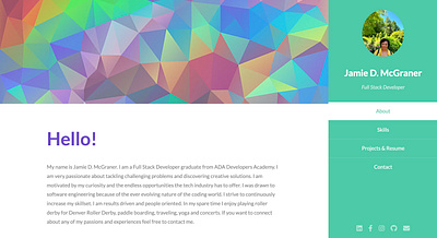 Technicolor branding color design portfolio ui design web site