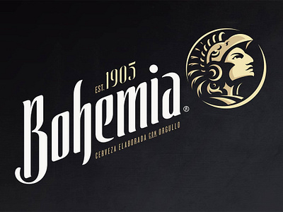 Bohemia - Cerveza con orgullo alcohol beer bohemia cerveza ilustrator malta oscura photohop