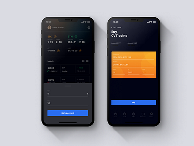 Made for kalinin.school. Ux/ui design application application crypto cryptocurrency kalinin school kalinin.school ui