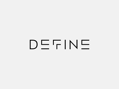 Define branding clean design experimental graphic design illustration illustrator logo mark minimal typography wordmark