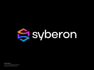 Modern, Cyber, Security, Shield, Network, Secure, Firewall Logo abstract logo brand identity branding cyber designer digital firewall gradient logo icon logo logo design modern logo monogram network protection s logo safe secure shield vpn