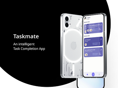 Taskmate- An intelligent task/ todo management app appprototyping designinspiration locationbasedtasks mobileappdesign mobileappux personalizedux productdesign productivityapp taskmanagementapp taskorganization timeoptimization uipatterns uxdesign visualdesign