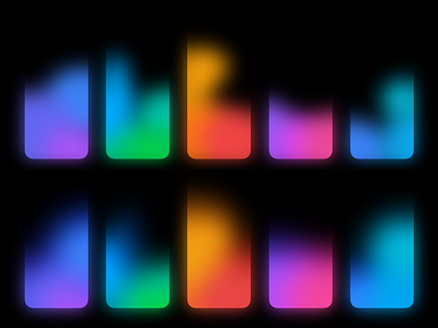 Aurora + Aurora Remastered (Wallpapers) android blurry design gradient graphic design neon sketch wallpaper wallpapers