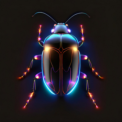 Electric 3d Beetle adobefirefly beetle electric