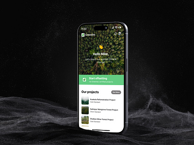 Greenies App Mobile UI Design branding ui