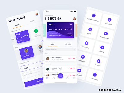Finance App android banking app android finance app bank app bank ui app banking app card design digital bank app finance app finance app ui financial app ios banking app ios finance app payment app ui design ux design