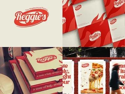 Reggie's Pizza: Designing Flavorful Experiences brand identity branding branding agency creative design development food graphic design hot logo logo design motion graphics packaging pizza ui uiux ux web website websitedesign