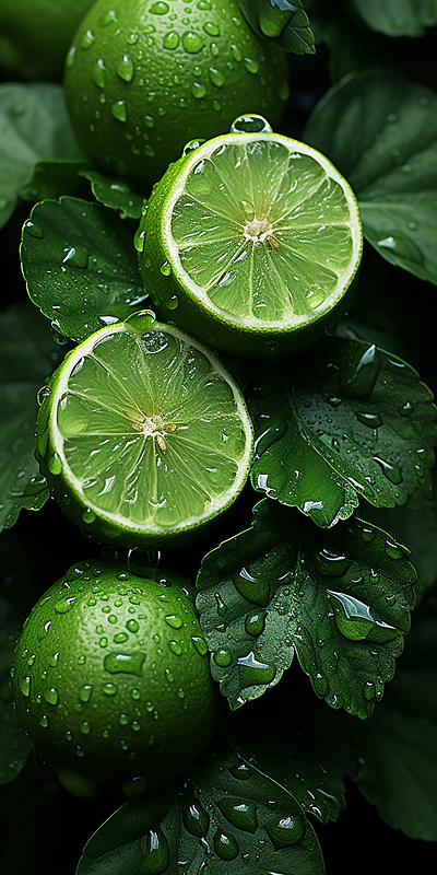 Lemon On Green Nature Photography ai fruit images lemon nature